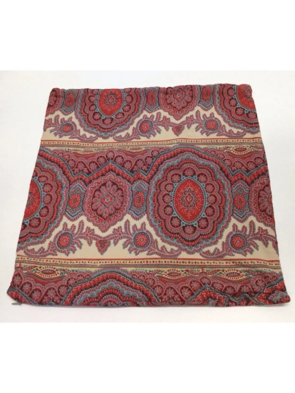 Pottery Barn Pillow Cover Sham Throw Ikat Traditional Eclectic Medallion 18x18